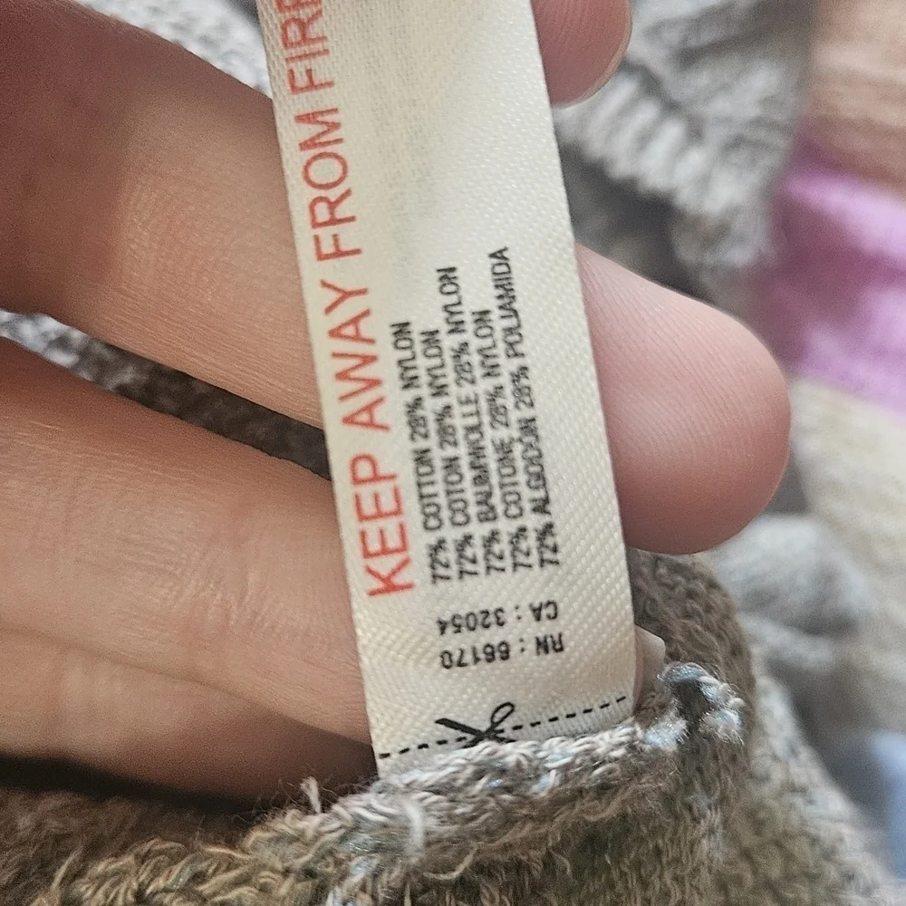 Free People Beach Keiran Tie Back Sweater Tank Top XS NWOT Phantom Gray